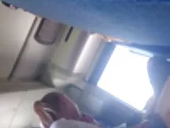 आदमी, चिपके वसा मुर्गा, महिला मोज़ा देखो अश्लील चित्र सो